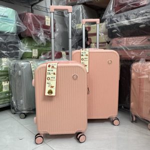 Vali kéo du lịch nhựa ABS/PC đồng màu cao cấp, hiện đại , khóa TSA bảo mật - CT01