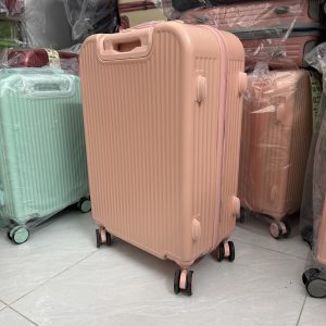 Vali Kéo Du Lịch Màu Hồng Phấn Nhựa ABS/PC Cao Cấp, Hiện Đại , Khóa TSA Bảo Mật – CT01