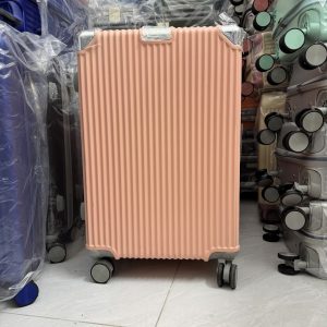 Vali Kéo Du Lịch Ốp Góc Hồng Phấn Nhựa ABS/PC Size 20/24/28 – KL01