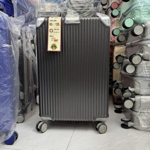 Vali Kéo Du Lịch Ốp Góc Xám Chì Nhựa ABS/PC Size 20/24/28 - KL01