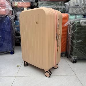 Vali Nhựa Màu Hồng Đất Trendy Cao Cấp Size 20/24 Inch