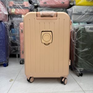 Vali Nhựa Màu Hồng Đất Trendy Cao Cấp Size 20/24 Inch