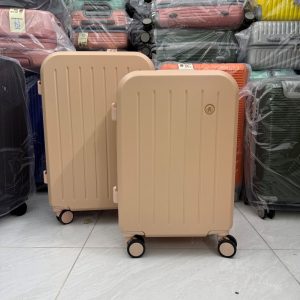 Vali Nhựa Màu Hồng Đất Trendy Cao Cấp Size 20/24 Inch