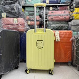 Vali Nhựa Màu Vàng Pastel Trendy Cao Cấp Size 20/24 Inch