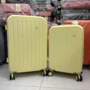 Vali Nhựa Màu Vàng Pastel Trendy Cao Cấp Size 20/24 Inch